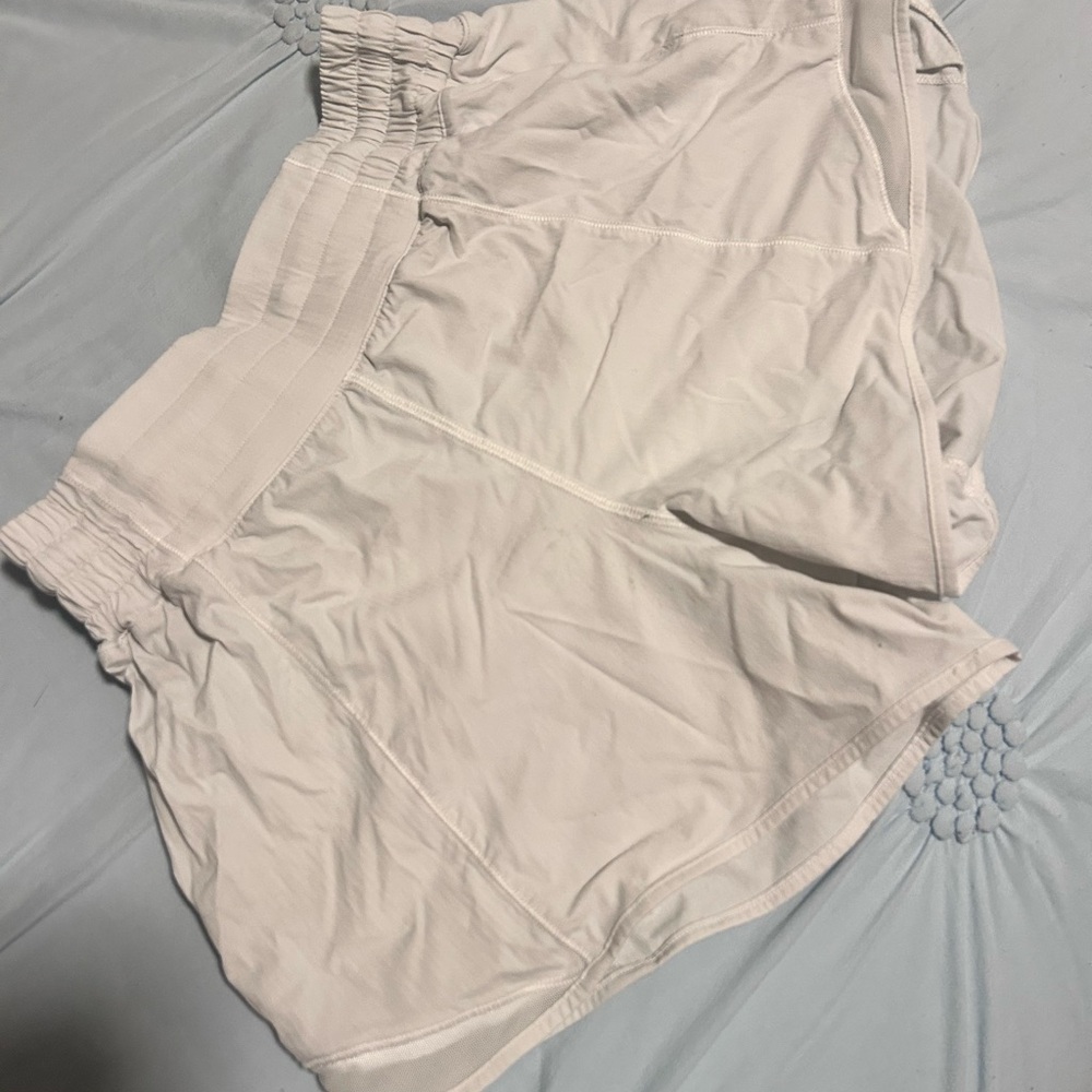 Lululemon Athletica White Athletic Shorts